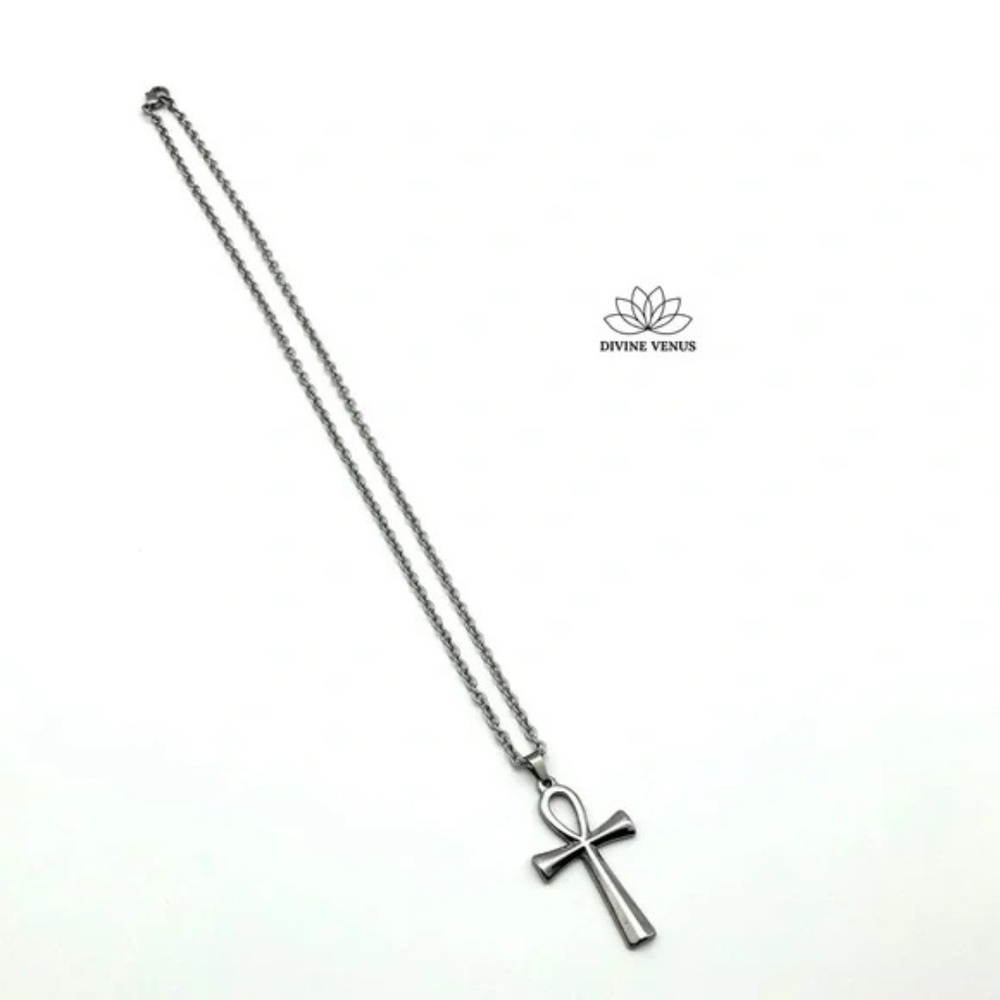 Ankh Necklace | Stainless Steel | Unisex - Picture 4 of 7
